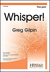 Whisper! Two-Part choral sheet music cover